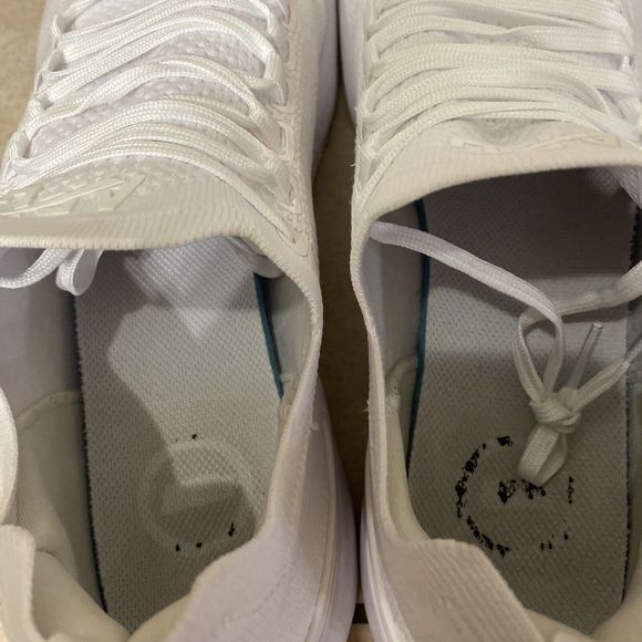 CLEAN APL Techloom Breeze Mens 13 White Lace Up Running Athletic Shoes Sneaker - Picture 5 of 9